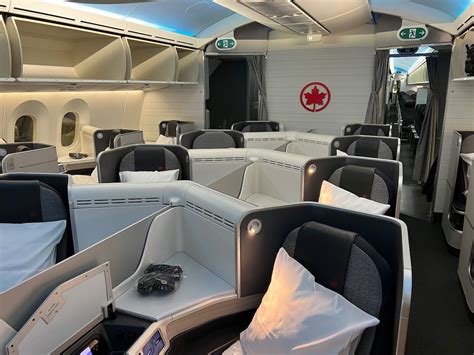 air canada business class photos.